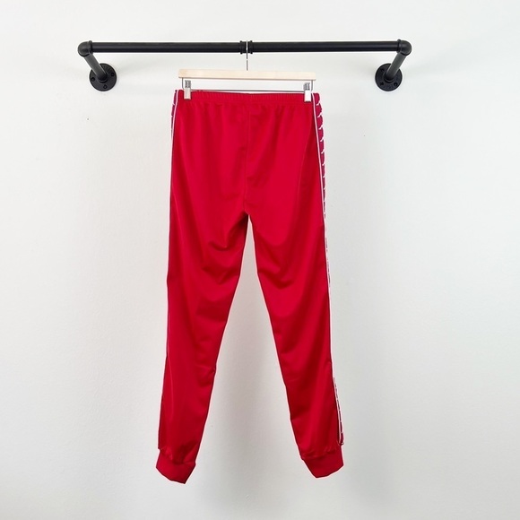 NWT Kappa 222 Banda Wrastoria Track Pants in Red/White - Picture 6 of 7